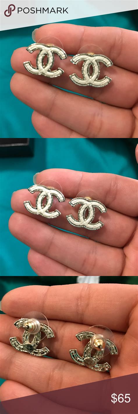 chanel inspired earrings|chanel look alike earrings.